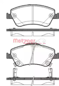 Комплект тормозных колодок METZGER 1310.02